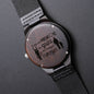 Amazing Engraved Wooden Watch Unique Father Gift