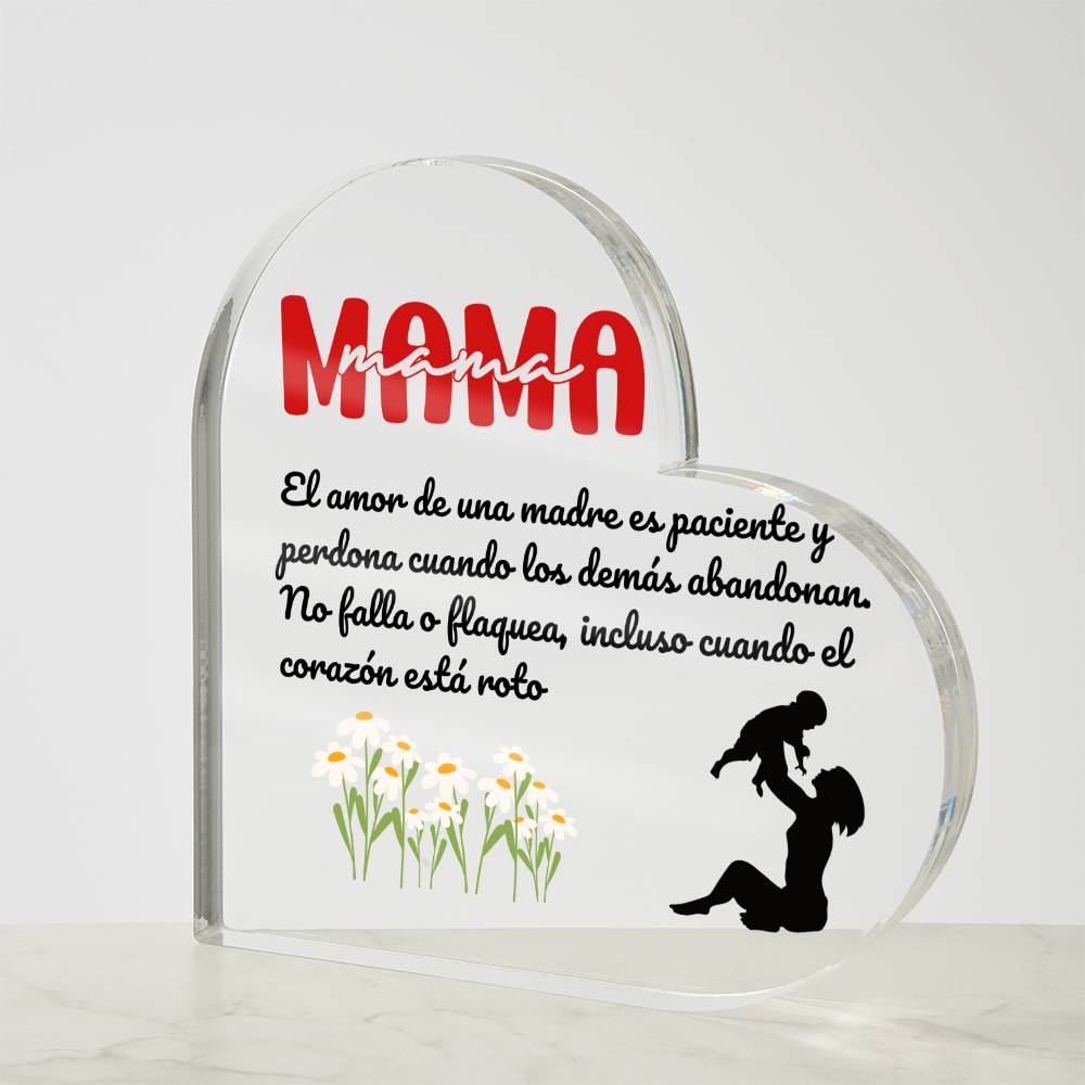 Acrylic Plaques El Regalo Ideal para tu madre Placa de Acrílico