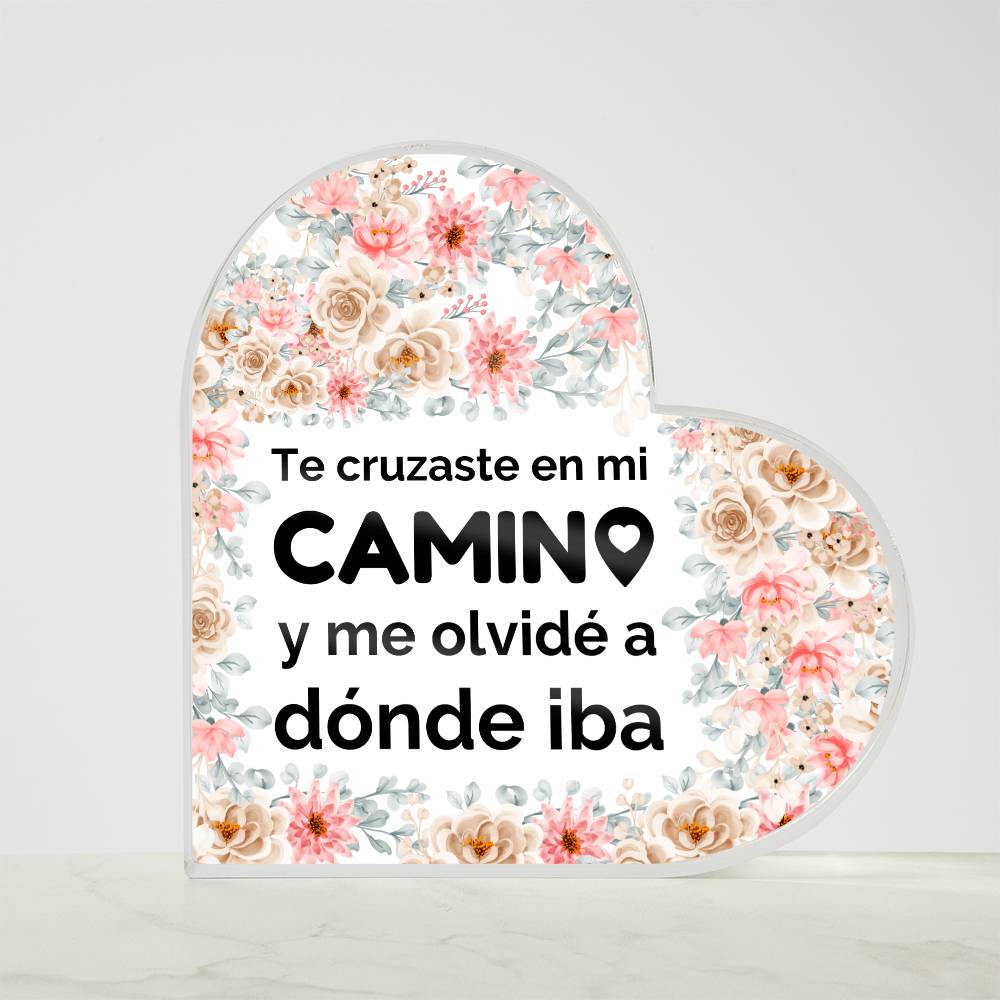 Regala a tu Novia/ Novio esta Hermosa Placa Acrílica Printed Heart Shaped Acrylic Plaque