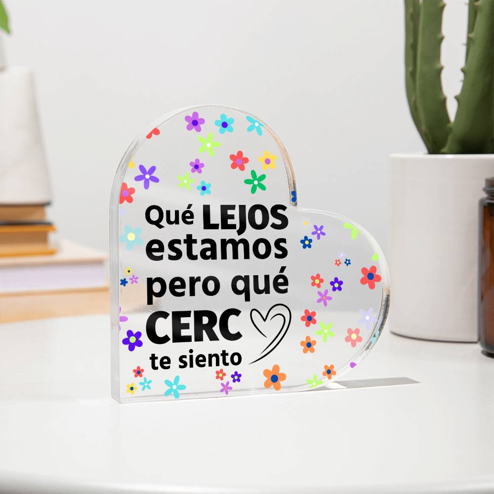 Amazing Printed Heart Shaped Acrylic Plaque Regalo Placa De Acrílico Forma de Corazón