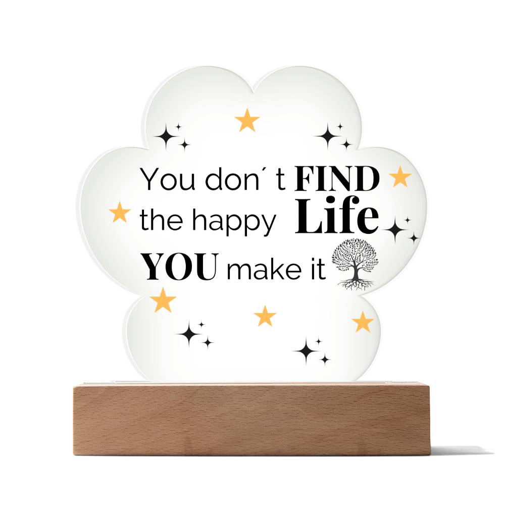 Printed Paw Print Acrylic Plaque is the Perfect Gift for your Best Friend