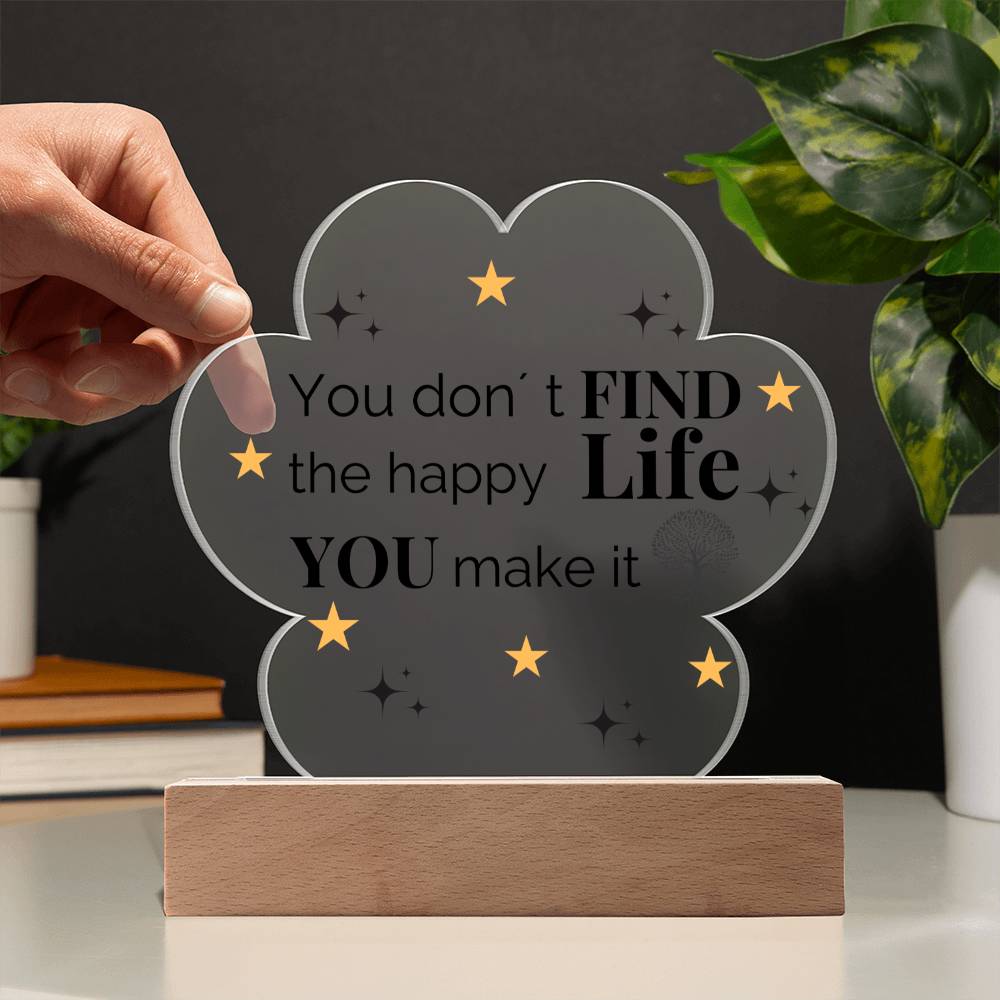 Printed Paw Print Acrylic Plaque is the Perfect Gift for your Best Friend