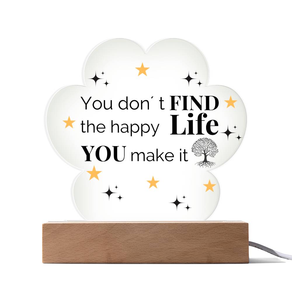 Printed Paw Print Acrylic Plaque is the Perfect Gift for your Best Friend