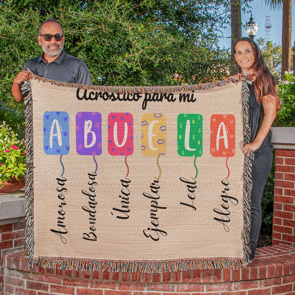Querida Abuela Cobija Spanish Grandma Home Decor Gift