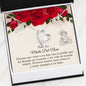 Latina mother of groom necklace card