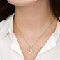 Godmother Heart Pendant Message Card Necklace New Godmother Gift