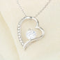 Godmother Heart Pendant Message Card Necklace New Godmother Gift
