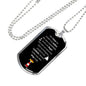 vater gift, dog tag father, vater love