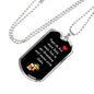 bester vater, love to father, male necklace