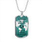 grandpa dog tag necklace, personalized grandpa gift, unique grandpa gift