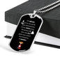 Spanish grandpa gift, sentimental gift for Grandpa in Spanish, gold dog tag necklace