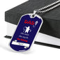 personalized dad dog tag necklace, fishing dad dog tag necklace, unique dad gift