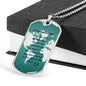 graduation dog tag necklace, special grad gift, personalized graduation gift