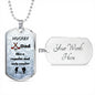 hockey dad dog tag necklace, hockey dad dog tag necklace, dad gift