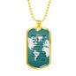 graduation dog tag necklace, special grad gift, personalized graduation gift