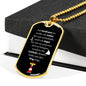 Großvater schmuck, German gift, engraved dog tag