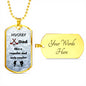 hockey dad dog tag necklace, hockey dad dog tag necklace, dad gift