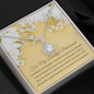 bridesmaid necklace card