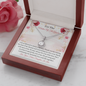 Mother Of The Groom Message Card Necklace