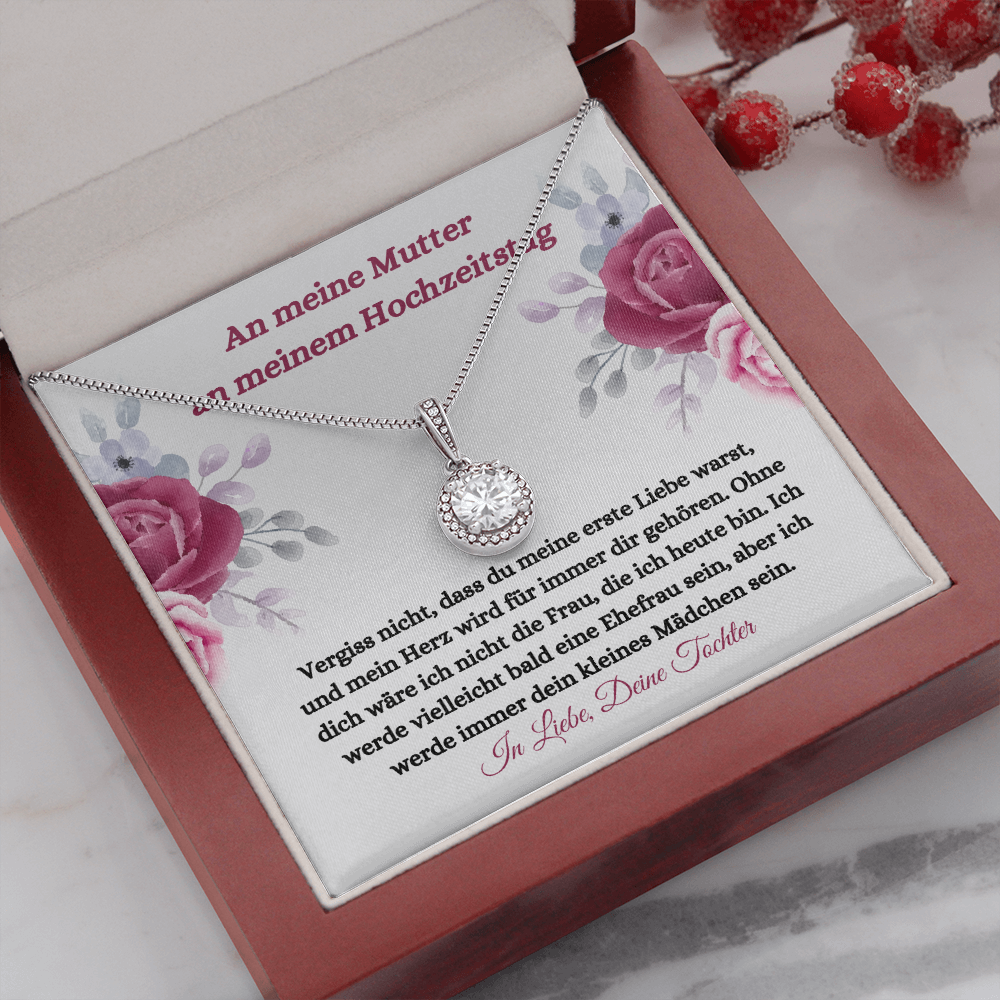Mutter Hochzeitstag Halskette German Mother Of The Bride Necklace Gift