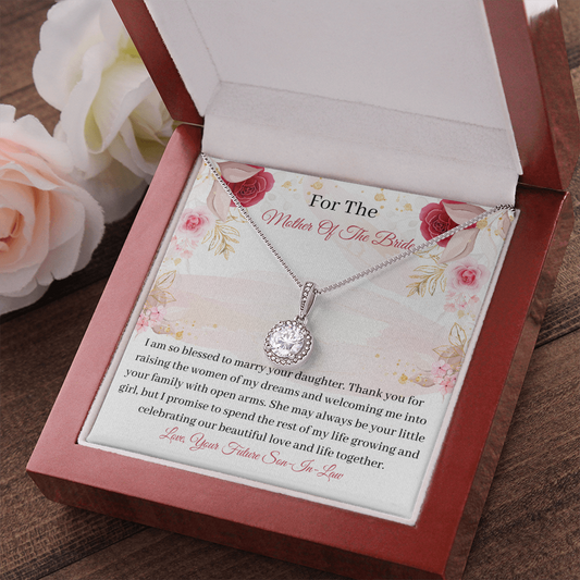 Mother Of Bride From Groom In Law Necklace Card