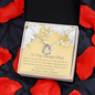 Future Wife Bride Horseshoe Necklace Card Wedding Gift