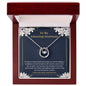 Soulmate Wife Girlfriend Horseshoe Necklace Card Gift
