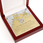 Future Wife Bride Horseshoe Necklace Card Wedding Gift