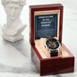 Congratulations On Your Graduation Grandson Openwork Watch Gift