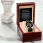 Wedding Watch Gift for Father Message Card Present From Daughter