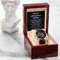 Latino Caballero de Honor Message Card Watch Present