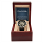 Père Montre Homme Cadeau French Father Watch Card Gift