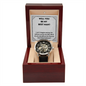 Best Man Proposal Openwork Watch Wedding Message Card Gift