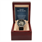 Querido Abuelo Reloj Regalo Spanish Grandfather Card Openwork Watch