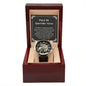 Nieto Latino Openwork Reloj Spanish Message Card