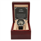 Husband Love Openwork Watch Spouse Accessories Gift
