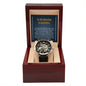 Amazing Grandfather Openwork Watch Present
