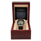 Father On My Wedding Day Openwork Watch Present