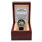 Querido Suegro Reloj Regalo Spanish Father-In-Law Watch Card