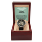 Futuro Abuelito Reloj Regalo Spanish Grandfather To Be Watch Card