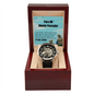 Abuelo Pescador Reloj Regalo Spanish Fishing Grandpa Card Watch