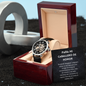 Latino Caballero de Honor Message Card Watch Present