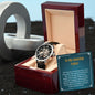 Amazing Father Male openwork watch Message Card Gift