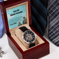 Abuelo Pescador Reloj Regalo Spanish Fishing Grandpa Card Watch