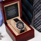 Wedding Watch Gift for Father Message Card Present From Daughter