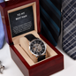 Best Man Wedding Openwork Watch Message Card Keepsake Gift