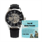 Abuelo Pescador Reloj Regalo Spanish Fishing Grandpa Card Watch