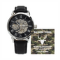 Hunting Grandpa Openwork Watch Hunting Grandfather Gift