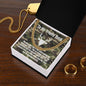 Hunting Boyfriend Husband Message Card Necklace Chain Gift