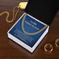 Father-In-Law Chain Necklace Card Gift